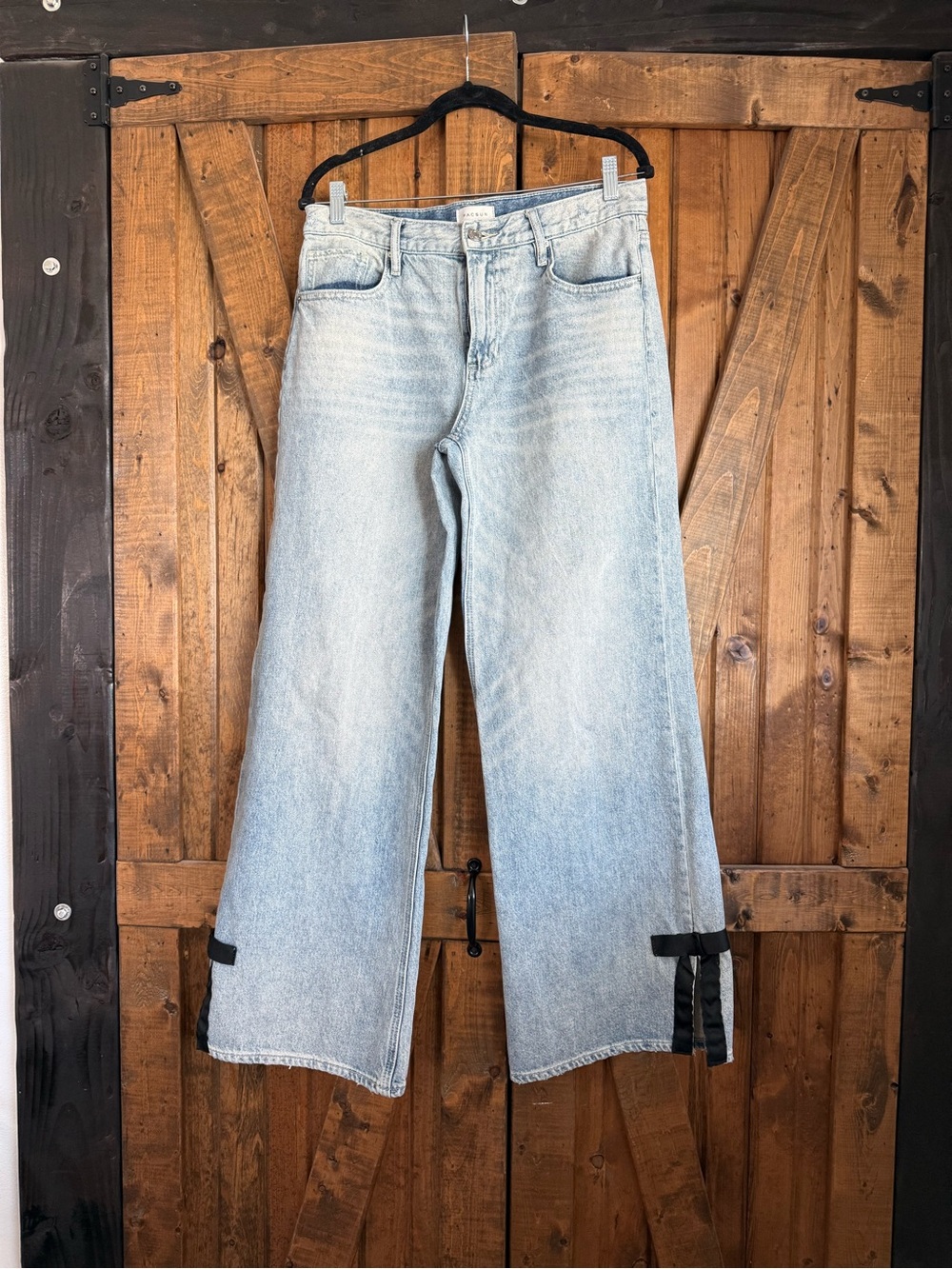 Pacific Sunwear Light Blue Wide Leg Jeans